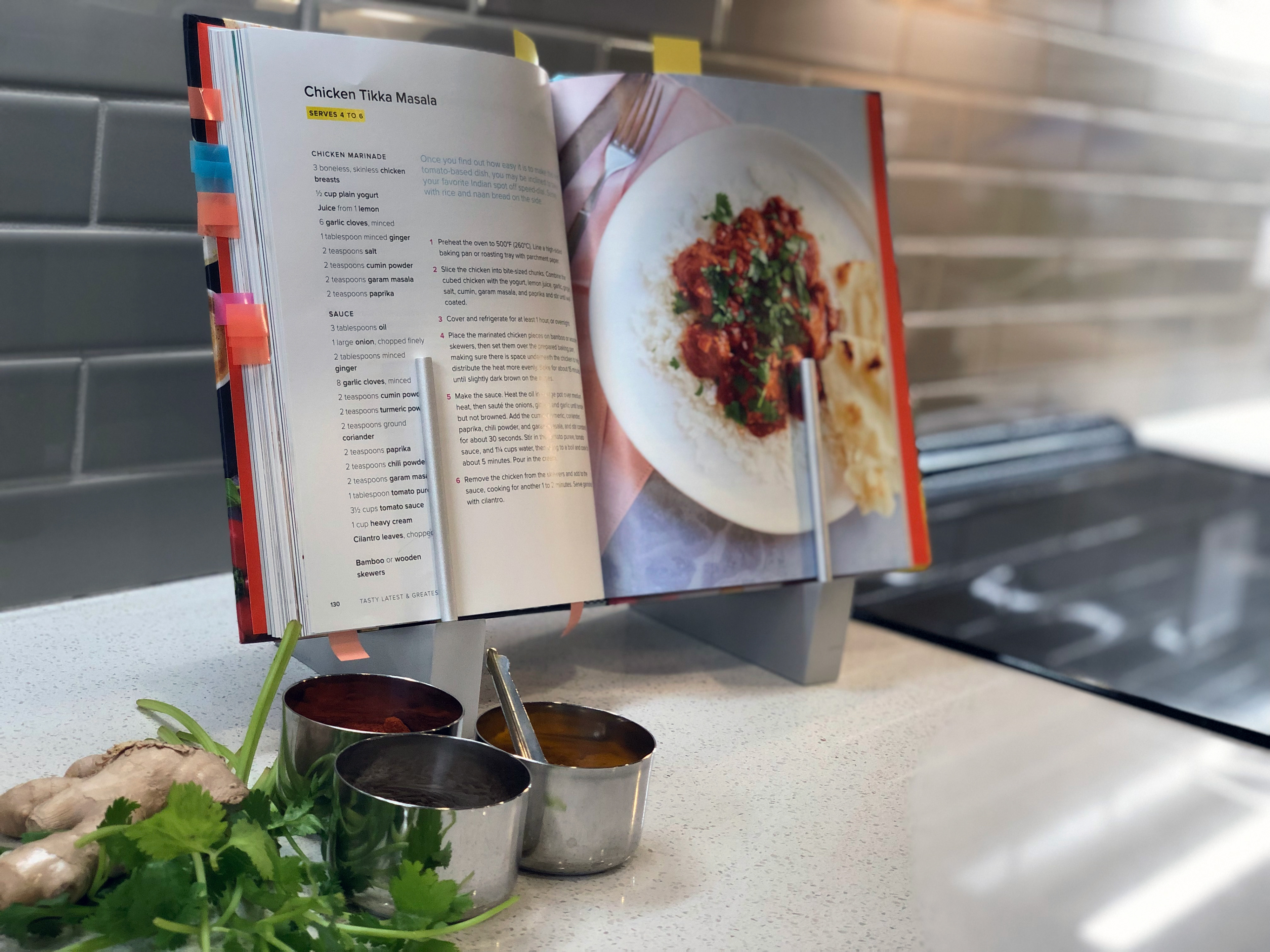 In use with cookbook